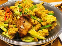 干锅有机菜花-巴依老爷新疆美食(常营店)