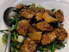 芦笋玉菇炒带子-皇朝尊会(龙之梦大酒店)