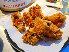 甜辣酱拼盘炸鸡-Meet Sun韩式大排档(五一广场7MALL店)