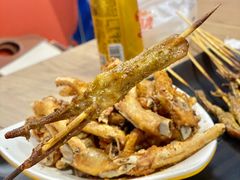 烤鸭舌-宝记烧烤·碳锅羊肉·羊蝎子火锅·夜食社(文体路创始店)