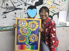 向日葵-缤纷鸟美术书法(建大校区)