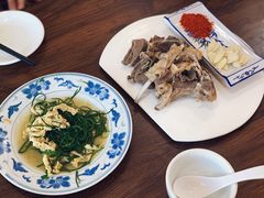 沙葱炒鸡蛋-壹阁胡羊焖饼(特色小吃街店)