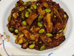 毛豆烧茄子-玉桥餐厅(天坛店)