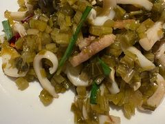 雪菜笋丝炒目鱼-明州小宴(文化广场店)