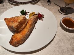 炙烤比墨鱼配鸡尾汁-俄士厨房(环球港店)