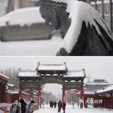 沈阳冬天的第一场雪｜大雪让沈城变成了盛京