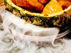菠萝咕噜猴头菇-水木苼 蔬食料理
