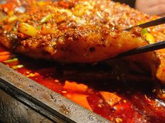 -探鱼·鲜青椒爽麻烤鱼(东城万达广场店)