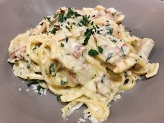 奶油培根意面-HELLO 27 意面·沙拉·帕尼尼