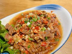 招牌蒜香牛肉-觅山云南菜(泊富ICITY店)