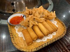炸牛奶拼炸云吞-阿多私房菜(顺德店)