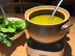 鸡汤青菜打边炉-火候轩品质湘菜·私厨(市府店)