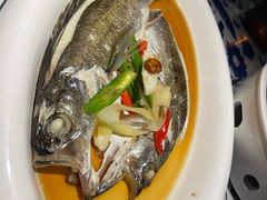 葱烧鲈鱼-绿茶餐厅(乐峰广场店)