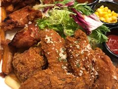 炸鸡拼盘-机器人火炉披萨(爱琴海店)