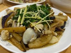 青芥茄子墨鱼仔-众源美食(光复阁店)