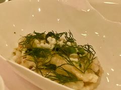 帝王蟹蟹肉烩饭配甜豆和莳萝-Jean Georges