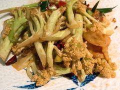 小炒有机花菜-珍味汤馆·潮汕家乡菜(保利文化广场店)