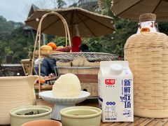 烤梨奶-伴山茶苑·围炉煮茶