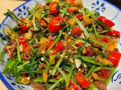 小炒黄牛肉-江味龙虾馆·裸蓝龙虾(南山店)