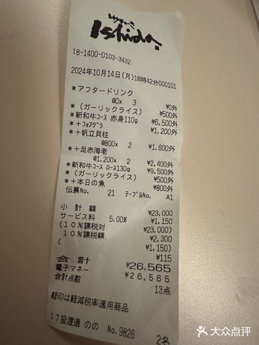 神户牛排 石田屋(本店)图片