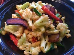 干锅腊肉花菜-万达瑞华酒店·品珍中餐厅