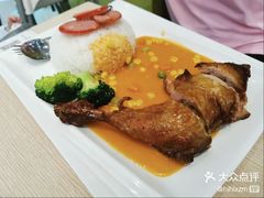 炸鸡俾饭-佰搭果·广式茶餐厅(西华路店)