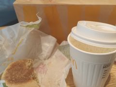 大脆鸡扒麦满分配豆浆-麦当劳(湖光北街店)