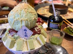 红豆抹茶雪山冰-楠火锅(龙阳广场店)