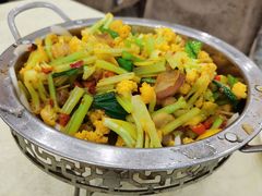 干锅有机菜花-奥华餐厅·老张记(台基厂店)