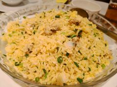 韭菜花蜆肉炒飯-大荣华围村菜