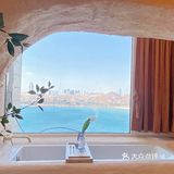 这家青岛洞穴海景民宿太上头‼️ 200块躺看大海