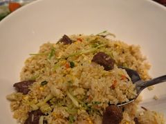 大虾酱牛肉粒炒饭-上楼私房菜(院士路店)