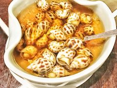 古越陈酿煮花螺-杭州西子湖四季酒店·金沙厅