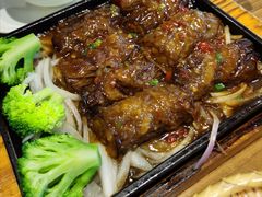 铁板烧汁茄子-粤港餐厅(禹州商业广场店)