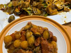 -东来菜馆•手抓海鲜家常菜•海鲜锅贴(鸽子窝店)