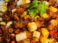 宫保鸡丁烤鱼（清江鱼/斤）-锦尚阁烤鱼(望京新荟城店)