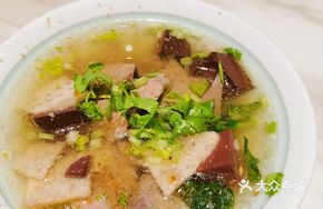 Freshly Cooked Pork Offal Soup