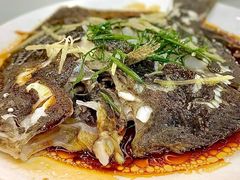 秘制烤多宝鱼-覃记海鲜美食餐厅