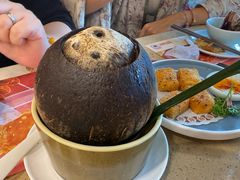 原只椰子炖竹丝鸡汤-点都德(龙之梦店)