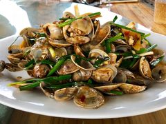 豉汁炒花甲-海上驿站渔家菜馆