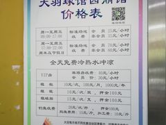 -锡才大羽羽毛球馆(深港花卉店)