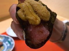 金枪鱼脑贴肉配海胆-鮨青(恒基名人购物中心店)