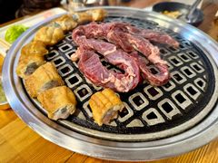 油条烤虾滑-霸腹烤肉(厦门柚子番店)