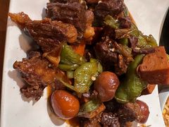 高丽椒炖牛肉-长寿参鸡汤(朝韩风情街店)