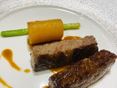 炭火炙烤M12和牛西冷-北京古城老院厉晓麟精致菜