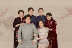 -时光纪亲子全家福照相馆(静安店母女写真父母纪念照)