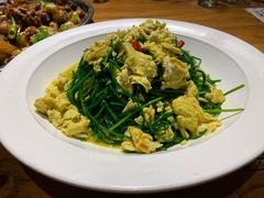 沙葱炒蛋-俭寨大盘鸡·缸子肉·小公鸡·新疆菜(云通店)