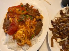 番茄鸡蛋牛肉饭-新旺茶餐厅·早餐·夜宵(仙霞店)