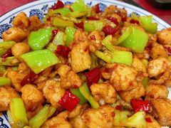 辣子鸡丁-北大地皖峰饭馆