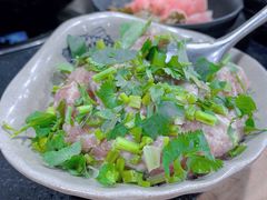 香菜丸子-铜元老码头鳝鱼火锅